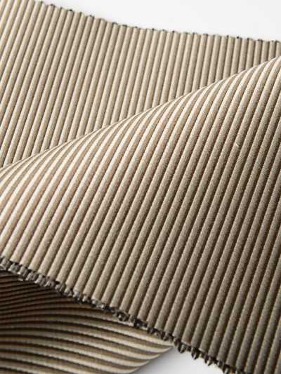 P-3004 Yamanashi Fujiyoshida Stripe Pattern Formal Fabric Gold