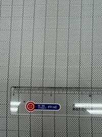 S-941 [outlet] Yamanashi Fujiyoshida 100% Silk Check Pattern Gray[Textile] Yamamoto(EXCY) Sub Photo