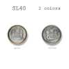 SL-40 Metal Button For Suits And Jackets Shell & Brass