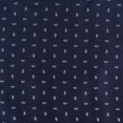 VANNERS-23 VANNERS British-made Silk Fabric, Paisley Dot Pattern