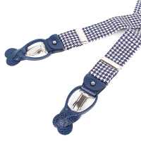 VAR-0124 BRETELLE & BRACES Houndstooth Navy[Formal Accessories] Bretelle & Braces Additional Images