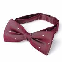 VBF-32 VANNERS Silk Bow Tie Dot Denim Like Wine Red[Formal Accessories] Yamamoto(EXCY) Sub Photo