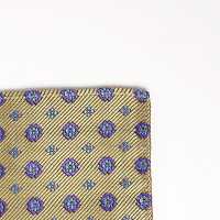 VCF-35 VANNERS Textile Used Pocket Square Pattern Yellow[Formal Accessories] Yamamoto(EXCY) Sub Photo