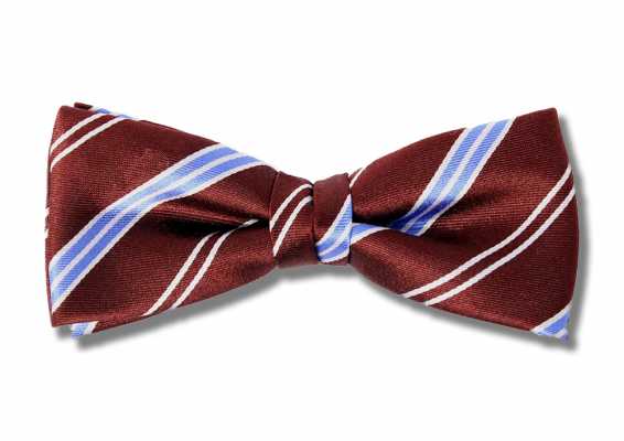 VBF-44 Bow Tie Made With VANNERS Fabric, Burgundy