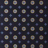 VCF-34 VANNERS Textile Used Pocket Square Pattern Navy Blue[Formal Accessories] Yamamoto(EXCY) Sub Photo