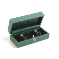 CO-C02-SI CODIS MAYA Bloodstone Bow Cufflinks Silver[Formal Accessories] CODIS MAYA Sub Photo