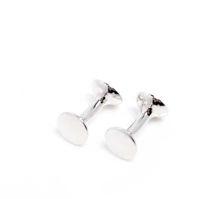 CO-C03-SI CODIS MAYA Bow Cufflinks Silver