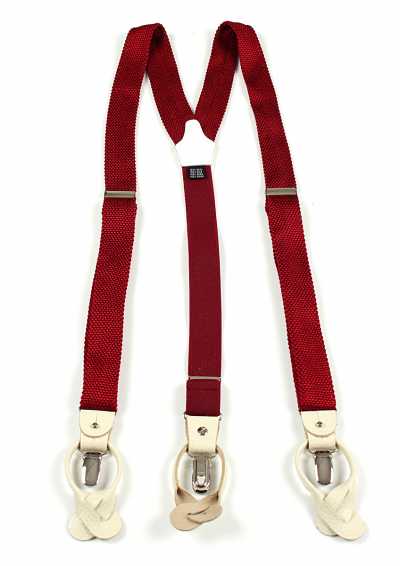 VAR-M3 BRETELLE&BRACES Tricot Knit Suspenders
