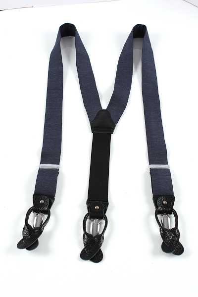 PSR-4 Suspenders Made With Pentagono Fabric, Navy Blue