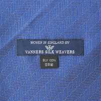 VAS-49 VANNERS Silk Ascot Tie Herringbone Blue[Formal Accessories] Yamamoto(EXCY) Sub Photo