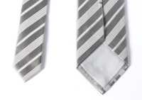 HVN-52 VANNERS Silk Handmade Tie Stripe Silver[Formal Accessories] Yamamoto(EXCY) Additional Images