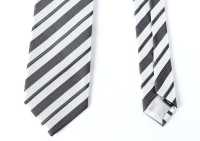 HVN-53 VANNERS Silk Handmade Tie Striped White[Formal Accessories] Yamamoto(EXCY) Additional Images