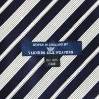 VAS-51 VANNERS Silk Ascot Tie Stripe Navy Blue[Formal Accessories] Yamamoto(EXCY) Sub Photo