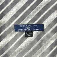 VAS-52 VANNERS Silk Ascot Tie Stripe Silver[Formal Accessories] Yamamoto(EXCY) Sub Photo