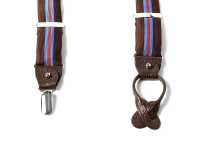 VSR-55 VANNERS Silk Suspenders Striped Brown[Formal Accessories] Yamamoto(EXCY) Sub Photo