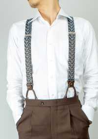 VSR-57 VANNERS Silk Suspenders Paisley Brown[Formal Accessories] Yamamoto(EXCY) Sub Photo