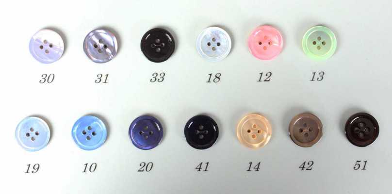 BP17S Japan-made Natural Shell Buttons For Suits And Jackets