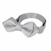 BFK-501 High-quality Material Shawl Label Silk Fabric Sword Bow Tie Silver