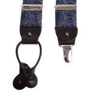 VAR-0186 BRETELLE &amp; BRACES Paisley Navy Blue[Formal Accessories] Bretelle &amp; Braces Sub Photo