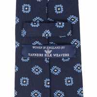 HVN-58 VANNERS Silk Wool Handmade Tie Komon Navy Blue[Formal Accessories] Yamamoto(EXCY) Sub Photo