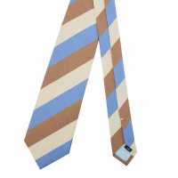 HVN-61 VANNERS Silk Handmade Tie Regimental Sky Blue / Camel[Formal Accessories] Yamamoto(EXCY) Sub Photo