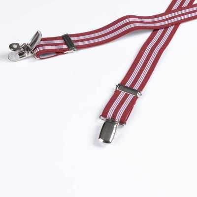 ATX-2529 Albert Thurston Striped Suspenders 25mm Elastic Band[Formal Accessories] ALBERT THURSTON Sub Photo