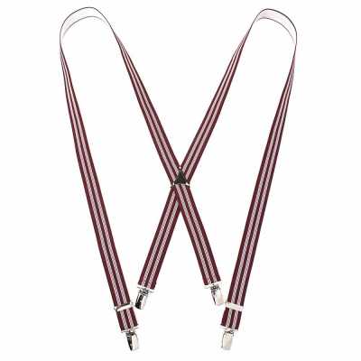 ATX-2529 Albert Thurston Striped Suspenders 25mm Elastic Band[Formal Accessories] ALBERT THURSTON Sub Photo