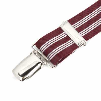 ATX-2529 Albert Thurston Striped Suspenders 25mm Elastic Band[Formal Accessories] ALBERT THURSTON Sub Photo