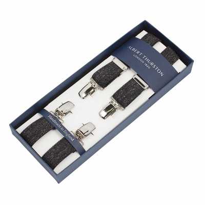 ATX-2550 Albert Thurston Suspenders Solid 25mm Elastic (Elastic Band)[Formal Accessories] ALBERT THURSTON Sub Photo