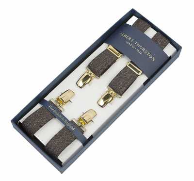 ATX-2550 Albert Thurston Suspenders Solid 25mm Elastic (Elastic Band)[Formal Accessories] ALBERT THURSTON Sub Photo