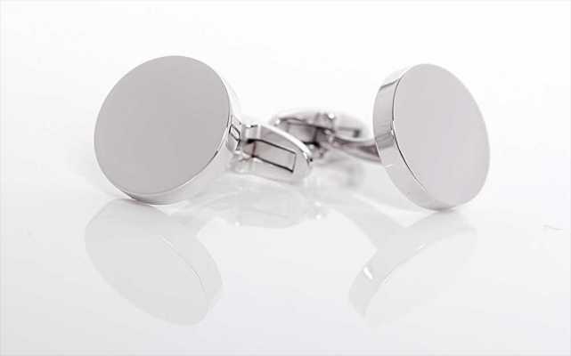 CU925-1G-C EXCY LEGEND Silver 925 Cufflinks Flat