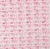 Z7575 LINTON Linton Tweed Made In England Textile White X Pink