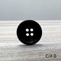 600-4H 4-hole Real Buffalo Horn Button For Domestic Suits And Jackets Yamamoto(EXCY) Sub Photo