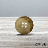 600-4H 4-hole Real Buffalo Horn Button For Domestic Suits And Jackets Yamamoto(EXCY) Sub Photo