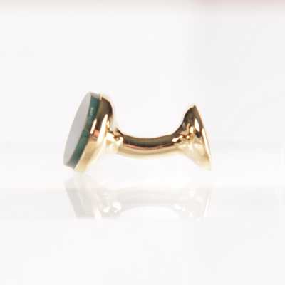 CO-C02-GD CODIS MAYA Bloodstone Bow Cufflinks Gold[Formal Accessories] CODIS MAYA Sub Photo