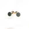 CO-C02-GD CODIS MAYA Bloodstone Bow Cufflinks Gold