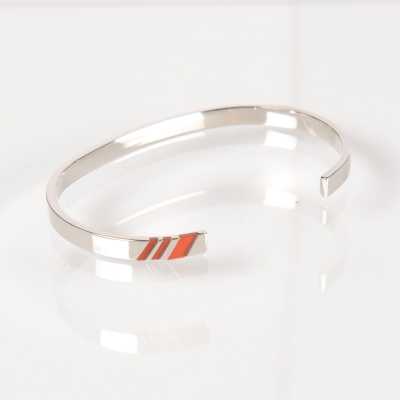 BR-2 Made In Japan Bracelet Regimental Red Agate