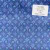 URJ-004 Made In Italy Cupra 100% Print Lining Paisley Pattern Light Blue