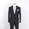 EFW-BKS Italian CHRRUTI Textile Used Formal Dress Black Suit