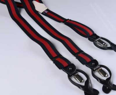 AT-2570-21 ALBERT THURSTON Stripe Black X Red Elastic 35mm[Formal Accessories] ALBERT THURSTON Sub Photo