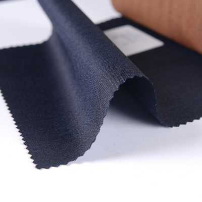 EMF3670 Masterpiece Collection Mulberry Silk Series Plain Navy Blue[Textile] Miyuki Woolen Mills Additional Images