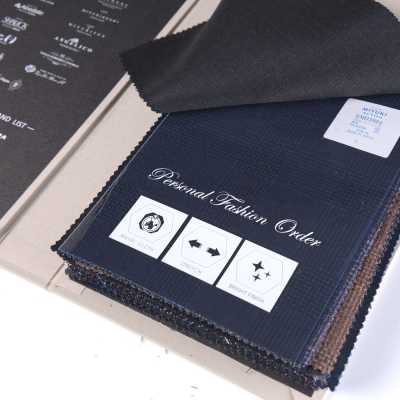 EMF3681 Masterpiece Collection Mulberry Silk Series Plain Gray[Textile] Miyuki Woolen Mills Additional Images