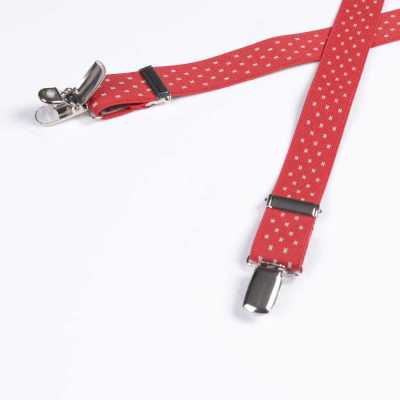 ATX-2447 Albert Thurston Suspenders, 4-point X- Brace Clip Closure, 25mm Elastic (Elastic Band)[Formal Accessories] ALBERT THURSTON Sub Photo