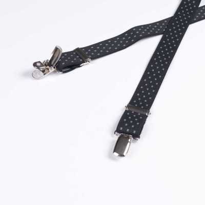 ATX-2447 Albert Thurston Suspenders, 4-point X- Brace Clip Closure, 25mm Elastic (Elastic Band)[Formal Accessories] ALBERT THURSTON Sub Photo