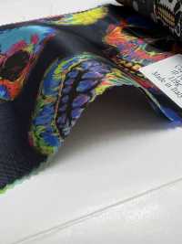 URJ-060 Made In Italy 100% Cupra Print Lining Skull Pattern TCS Sub Photo