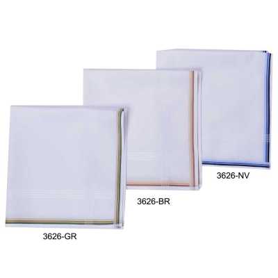 3626 GRAZIINA Handkerchief Three-Color Frame Pattern