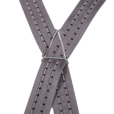 SR-2006 Japanese X-shaped Brace Clip 4-point Suspenders Gray[Formal Accessories] Yamamoto(EXCY) Sub Photo