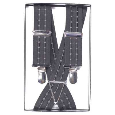 SR-2005 Japanese X-shaped Brace Clip 4-point Suspenders Black[Formal Accessories] Yamamoto(EXCY) Sub Photo