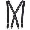 SR-2005 Japanese X-shaped Brace Clip 4-point Suspenders Black