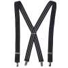 SR-2005 Made In Japan, X-shaped Brace Clip 4-point Suspenders, Black